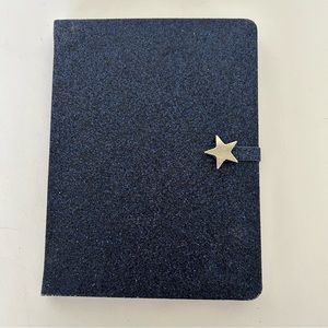 BLUE GLITTER HARDBOUND JOURNAL NWT